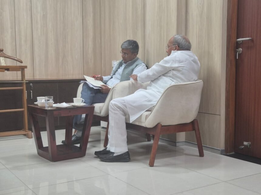 Near Mohiuddinpur, there is a demand for a service road on the Delhi-Meerut Expressway; the MP met with the NHAI chairman regarding this. IMAGE CREDIT TO डॉ राजकुमार सांगवान