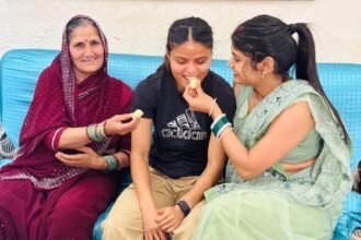 Paralympic bronze medalist Simran Sharma receives a grand welcome in Modinagar and is appointed as a Panchayat Raj officer. IMAGE CREDIT TO सिमरन शर्मा