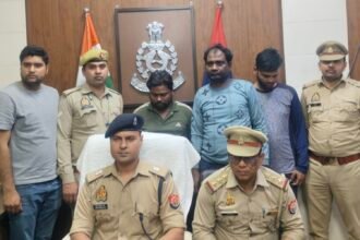 Loni Border police arrested three accused with a consignment of fake ₹500 notes. IMAGE CREDIT TO POLICE