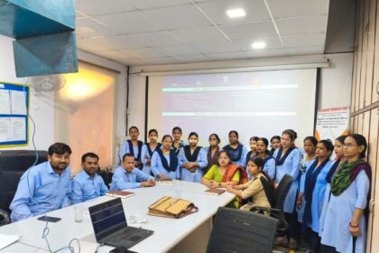 Women Employees (Prevention of Sexual Harassment) Act 2013: Internal committee meeting held at Positive Plastic Company in Noida. IMAGE CREDIT TO गुरुकुल फाउंडेशन