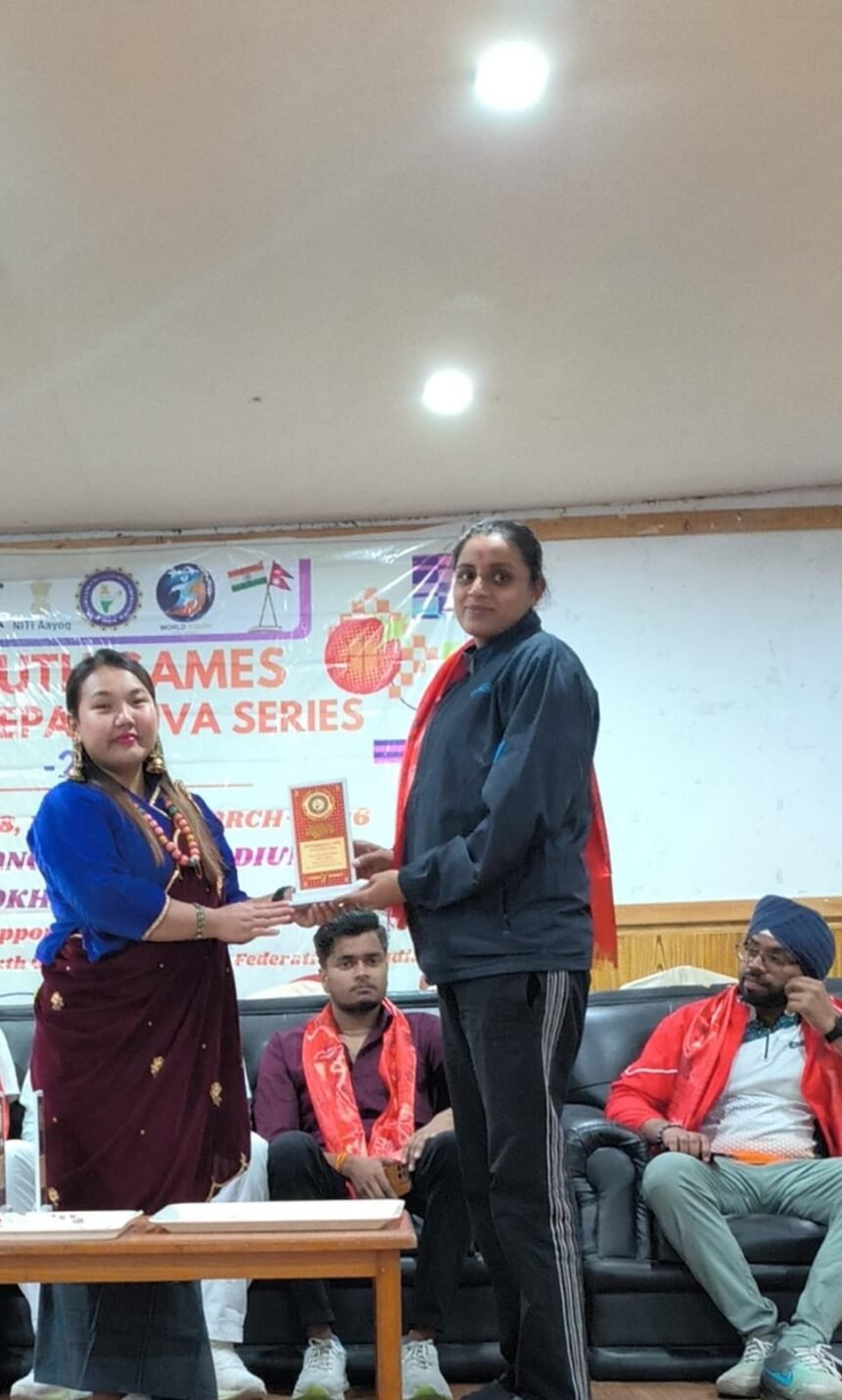 In Nepal, Chamki Kurawa’s daughter, Akriti Malik, won gold in judo. IMAGE CREDIT TO आकृति मलिक