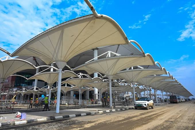 Historic day in Jewar: Noida International Airport inaugurated today, giving a new flight to development IMAGE CREDIT TO एयरपोर्ट प्रोफाइल फोटो