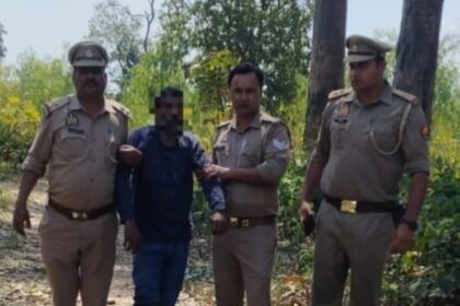 Police encounter with criminals in Najibabad: Cow slaughter gang busted, 4 arrested, one injured. IMAGE CREDIT TO POLICE