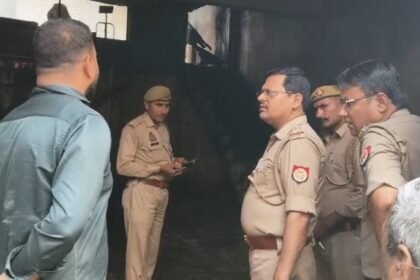 Massive fire in a snack factory: Short circuit causes loss worth lakhs. IMAGE CREDIT TO POLICE