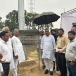 Parks in Greater Noida lit up with milky-white lights as 38 high-mast lights were inaugurated. IMAGE CREDIT TO प्राधिकरण