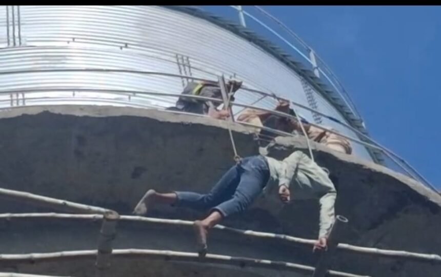 The body of a missing young man was found hanging from a water tank, and a suicide note was recovered. IMAGE CREDIT TO POLICE