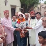 Success in the very first attempt at the PCS exam: Soumya Bansal secured the 100th rank in the state, celebrated in her village. IMAGE CREDIT TO REPORTER