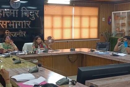 DM Jasjit Kaur reviewed the works being carried out by urban local bodies. IMAGE CREDIT TO INFORMATION DEPARTMENT