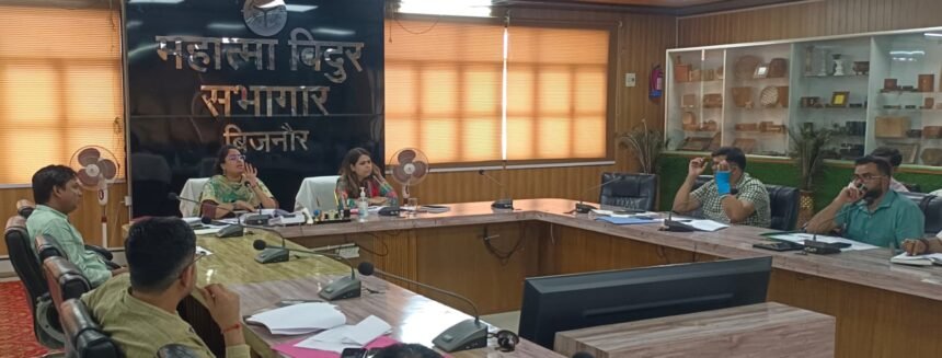 DM Jasjit Kaur reviewed the works being carried out by urban local bodies. IMAGE CREDIT TO INFORMATION DEPARTMENT