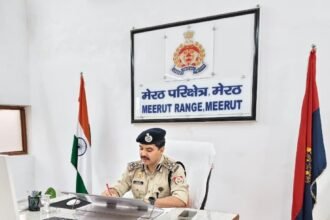 Strict police arrangements in Meerut Range on Buddha Purnima; security system fully tightened and well-coordinated. IMAGE CREDIT TO POLICE