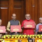 Release of Tides of Time in Constitution Hall; Lok Sabha Speaker called historical consciousness the foundation of national development. IMAGE CREDIT TO लोकसभा सचिवालय