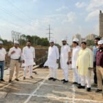 Development works were inspected in Greater Noida West, and the traffic system will be transformed with an underpass and road widening. IMAGE CREDIT TO रिपोर्टर