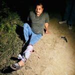 An accused criminal carrying a reward of ₹25,000 was injured in an encounter and arrested along with his accomplice. IMAGE CREDIT TO POLICE