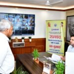 A public hearing was held at the Municipal Corporation headquarters under the “Sambhav” initiative, where the Municipal Commissioner listened to citizens’ issues. IMAGE CREDIT TO NAGAR NIGAM
