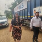 The District Magistrate conducted a surprise inspection of Shiv Sai HP Gas Agency in village Ghanghola and issued instructions to improve arrangements. IMAGE CREDIT TO INFORMATION DEPARTMENT