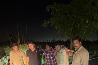 Encounter: ₹25,000 reward cow smuggler arrested, caught after being shot in the leg IMAGE CREDIT TO पुलिस