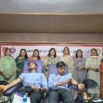 Blood donation camp at ABES College, 150 units of blood collected IMAGE CREDIT TO इंस्टीट्यूट