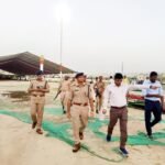 Review of security preparations ahead of the Chief Minister’s visit; Superintendent of Police (City) inspects venues IMAGE CREDIT TO पुलिस