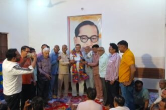 The 135th birth anniversary of Baba Saheb will be celebrated with great enthusiasm on April 14; preparations for a procession and various programs have been completed. IMAGE CREDIT TO रिपोर्टर