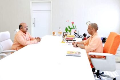 Mayank Goyal expressed gratitude to Chief Minister Yogi Adityanath for the reduction in house tax, calling the decision a major step in public interest. IMAGE CREDIT TO BJP