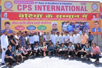 Haryana women’s team became kabaddi champions, defeating Uttar Pradesh Police in the final. IMAGE CREDIT TO रिपोर्टर