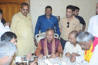 The country is moving towards Antyodaya along with nationalism and development, said Dinesh Sharma. IMAGE CREDIT TO रिपोर्टर