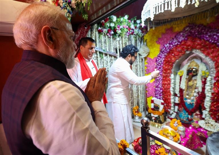 A historic welcome was seen in Saharanpur, as a massive crowd gathered during the roadshow of Prime Minister Narendra Modi. IMAGE CREDIT TO PIB