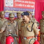 In Ghaziabad, the fire department observed its Fire Service Commemoration Day. IMAGE CREDIT TO POLICE