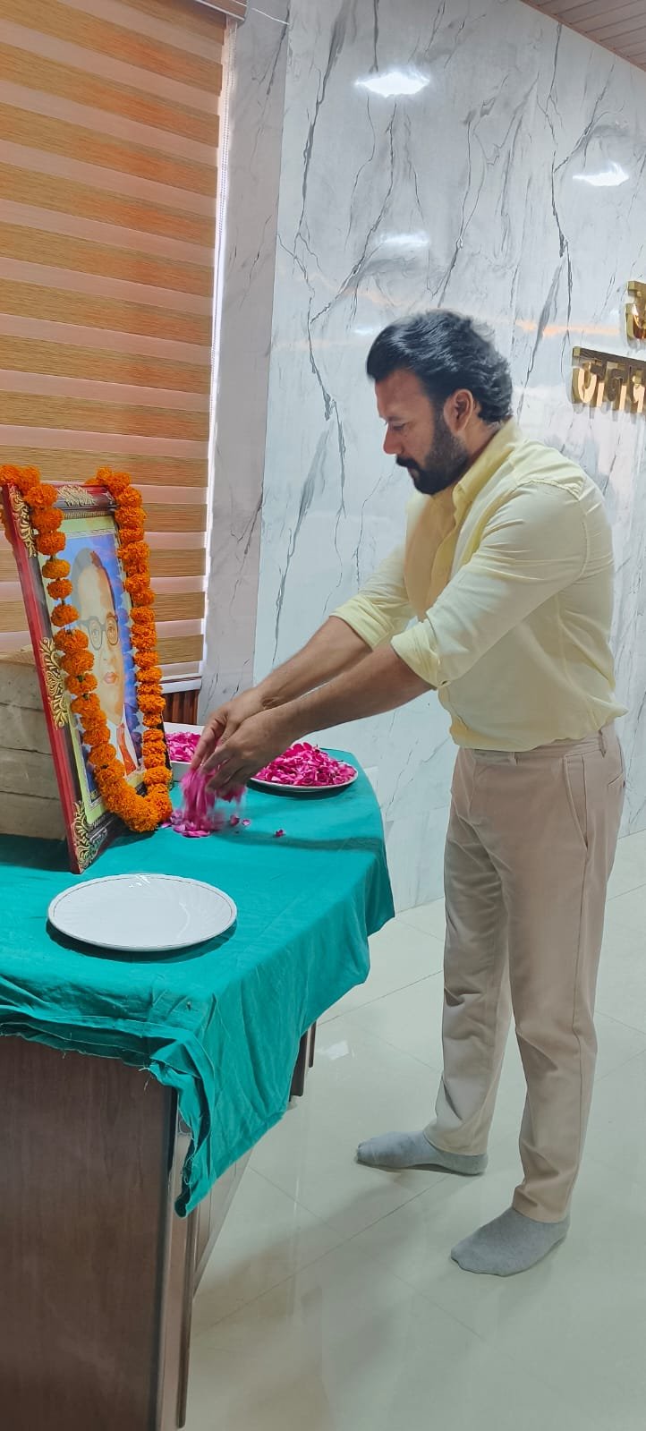 Ambedkar Jayanti was celebrated with great enthusiasm at the Collectorate and Vikas Bhawan. IMAGE CREDIT TO INFORMATION DEPARTMENT