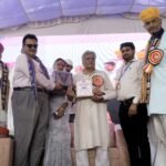 Senior journalist Rohitashv Kumar Verma from Muzaffarnagar was honored in Rajasthan. IMAGE CREDIT TO REPORTER