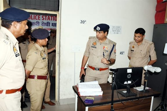 The Senior Superintendent of Police (SSP) inspected the SP Crime office and issued directions. IMAGE CREDIT TO POLICE