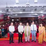 Humorous poetry recitation by Shambhu Shekhar at ITS Mohan Nagar Ghaziabad inspired students. IMAGE CREDIT TO ITS