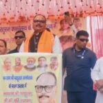 Uttar Pradesh Deputy Chief Ministers Brajesh Pathak and Keshav Prasad Maurya attended a Shri Ram Katha event held in Loni. IMAGE CREDIT TO REPORTER