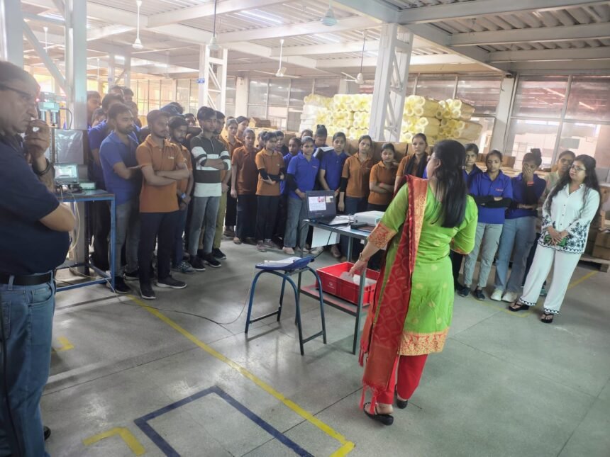 A meeting of the Internal Committee under the law on sexual harassment of women employees was held at the Calcom Vision company in Noida. IMAGE CREDIT TO गुरुकुल फाउंडेशन