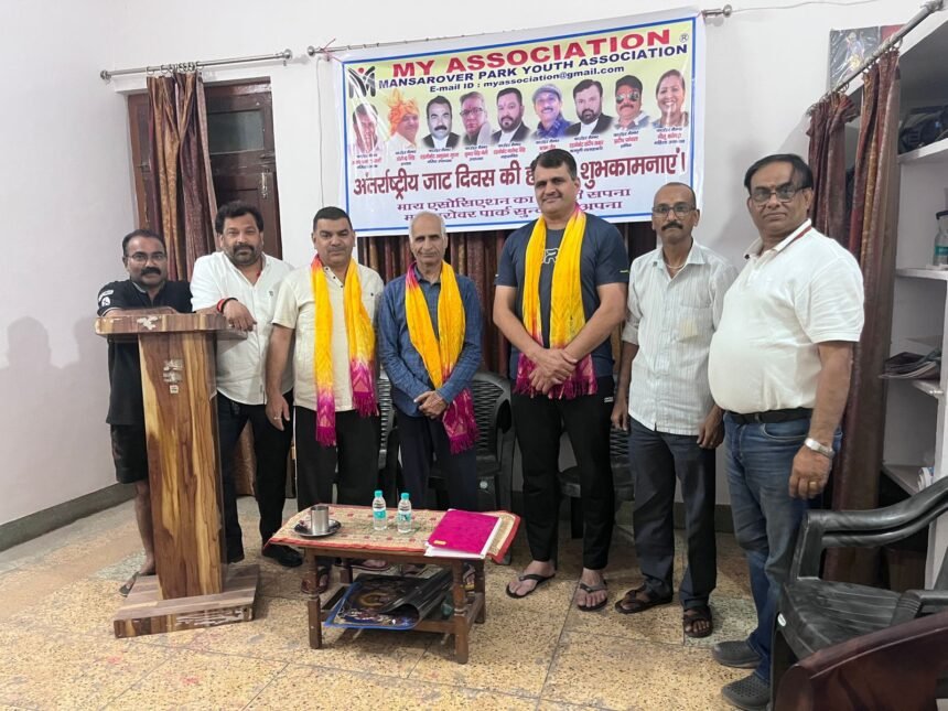 International Jat Day and Ambedkar Jayanti were celebrated with great enthusiasm at the MY Association office. IMAGE CREDIT TO एसोसिएशन