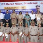 A felicitation ceremony for police personnel was organized under Mission Shakti under the leadership of Keshav Kumar Chaudhary. IMAGE CREDIT TO POLICE