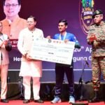 Chief Minister Pushkar Singh Dhami participated in the 'Surya Devbhoomi Challenge 2.0' program. IMAGE CREDIT TO INFORMATION DEPARTMENT