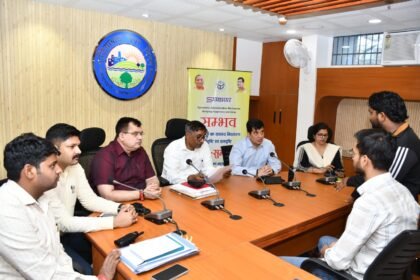 A public hearing under the “Sambhav” initiative was organized at the Municipal Corporation headquarters. IMAGE CREDIT TO नगर निगम