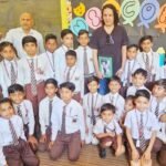 Actor Rahul Roy visited BPN Junior High School in Kandhla and spent time with the students. IMAGE CREDIT TO स्कूल