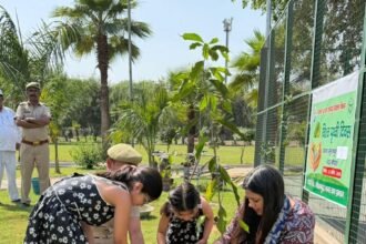 On World Earth Day, a message of environmental conservation was given through a tree plantation drive. IMAGE CREDIT TO INFORMATION DEPARTMENT