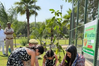 On World Earth Day, a message of environmental conservation was given through a tree plantation drive. IMAGE CREDIT TO INFORMATION DEPARTMENT