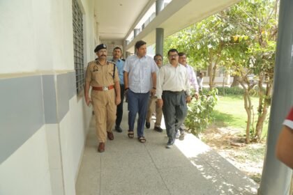 Home Guard Recruitment Exam 2026: The District Magistrate (DM), along with the Additional Commissioner of Police (Addl. CP), inspected the examination centers. IMAGE CREDIT TO INFORMATION DEPARTMENT