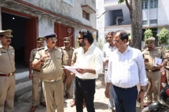 Home Guard recruitment exam: administration on alert; DM and SSP conducted a surprise inspection. IMAGE CREDIT TO सूचना विभाग