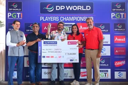 Akshay Sharma makes a strong comeback after five years, wins the DP World Players Championship title IMAGE CREDIT TO डीपी वर्ल्ड