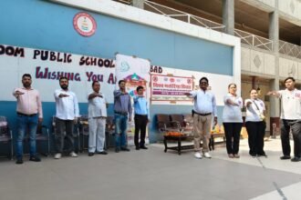 On World Malaria Day, a large-scale awareness campaign was conducted, educating over 2,000 people in two schools. IMAGE CREDIT TO सूचना विभाग