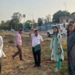 Preparations have intensified in Hapur for the inauguration of the Ganga Expressway; the program will be held at the Bhaina Sadarpur interchange. IMAGE CREDIT TO सूचना विभाग