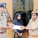“Police personnel and a civilian who saved a woman attempting suicide by jumping into a canal were honoured. IMAGE CREDIT TO POLICE