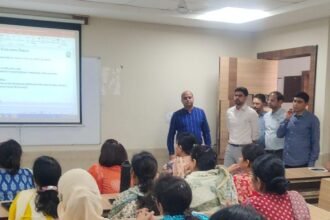 ACEO inspects Census 2027 training camp, signals strict action against absentees IMAGE CREDIT TO प्राधिकरण