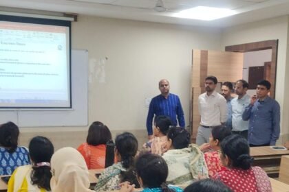 ACEO inspects Census 2027 training camp, signals strict action against absentees IMAGE CREDIT TO प्राधिकरण