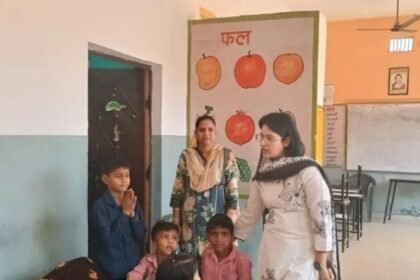 Strictness seen during school inspection, instructions given to further improve arrangements IMAGE CREDIT TO सूचना विभाग